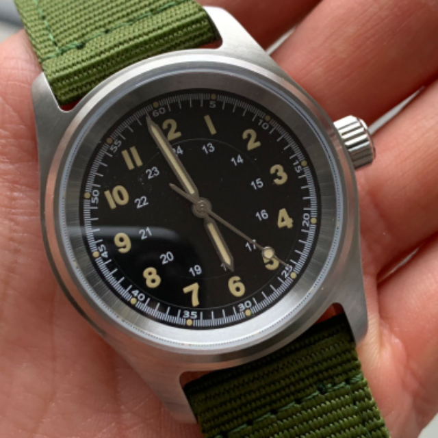 Vintage Style Pilot Custom Watch